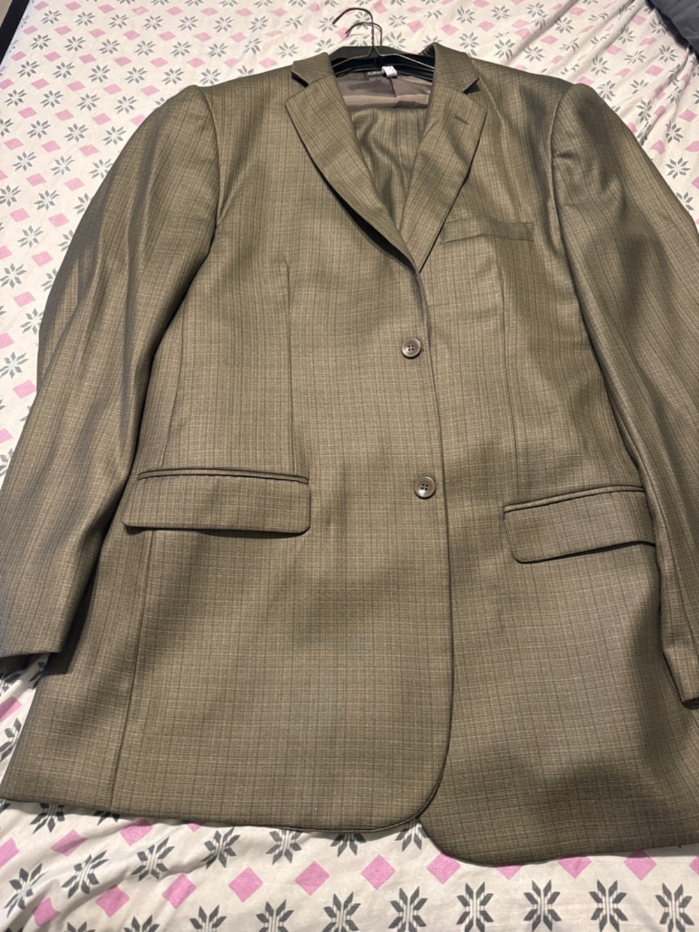 Brown two button suit